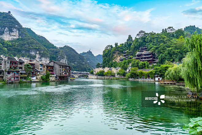 贵州镇远古城风光图片素材