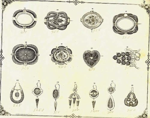 1870德国珠宝设计师手绘稿曝光_珠宝设...
