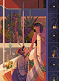 Victo Ngai - The Kama Sutra of Vatsyayana : A new collector’s edition of one of the world’s greatest literary legacies, this 2,000 year-old manual of virtuous living, courtship and pleasure affords an intimate glimpse into Hindu culture. Limited to 750 nu