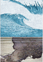 D08水墨东方美学地毯抽像艺术纹理贴图 软装材料设计方案概念素材-淘宝网