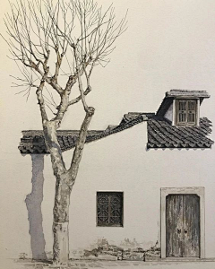 要努力画画喵~采集到水彩建筑