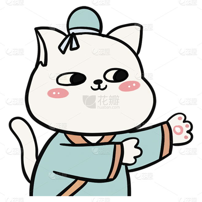卡通拟人-猫