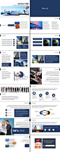 [蓝色经典]企业文化手册商务模板PPT模板