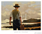 胶片质感Jack Vettriano ​​​​油画 ​​​​