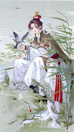 不乖熊猫采集到素材-古风