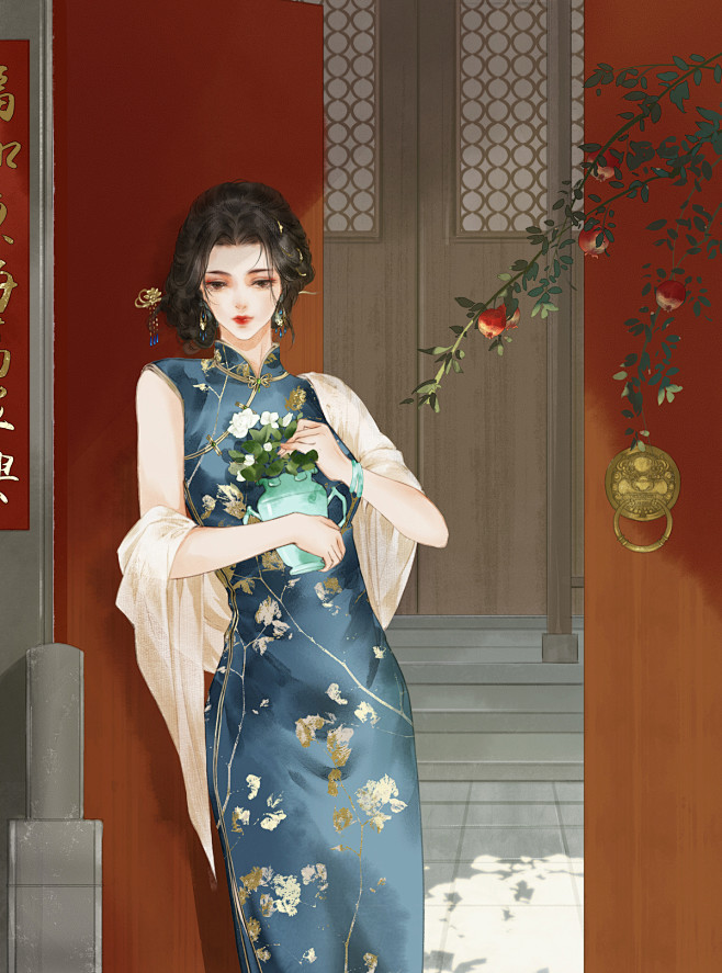 老图解禁_茵莳织花__插画师作品_涂鸦王...