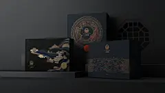 三江源冬虫夏草包装 虫草礼盒包装设计 虫草木盒包装设计