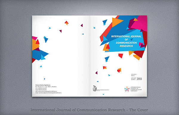 国际传播研究杂志封面与标志设计-版式设计...