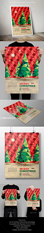 圣诞节，清洁，酷，创意，传单，假期，邀请，圣诞快乐，最小，现代，海报，专业，简单酷模式圣诞节飞行清洁，现代和简单的设计理想的庆祝圣诞节，也可定制为许多目的。包装包括·A3·A4·10×15厘米·4×6英寸DETAILS·可编辑的Illustrator文件（.AI和.EPS）·300 dpi，CMYK（打印就绪）·3mm出血和裁剪标记·免费字体·易于定制·帮助文件...... -大作