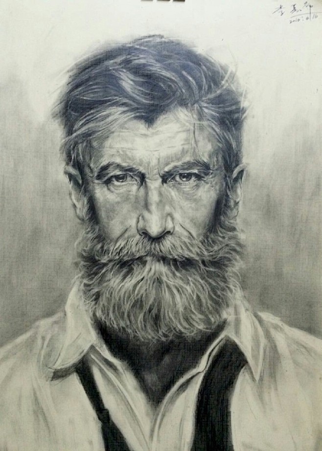 每天画唠四分30三秒还记得这个帅哭的胡子大叔嘛