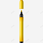 黄色彩笔高清素材 彩色 彩色笔 笔 黄色彩笔 免抠png 设计图片 免费下载