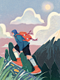 Wanderer in the Breeze by Uran Duo on Dribbble