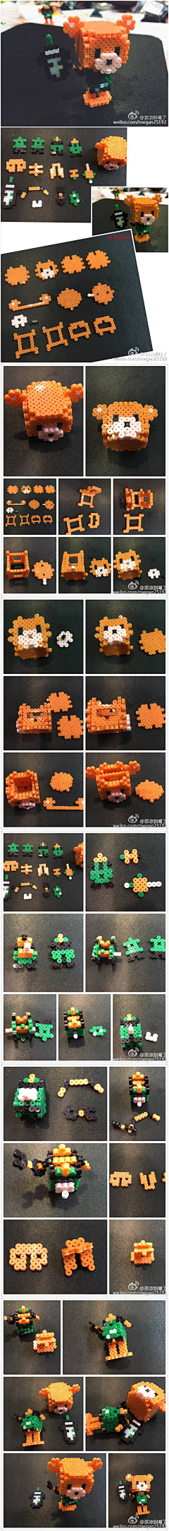 刃兔兔采集到拼豆