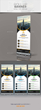 Corporate Roll Up banner 01 - Signage Print Templates