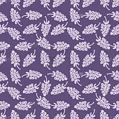 无缝水果矢量模式，背景与浆果在蓝色的背景。手草图。水果和手绘图案系列。