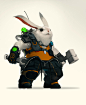 Sci-fi Rabbit, César Espejo Pham : fun stuff ^^