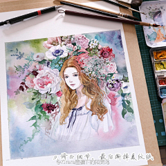 喔喔喔小朋友采集到水彩插画