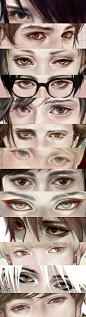 Eyes are the windows to the soul...these eyes are HOT. Now that's what you call true manga style eyes.