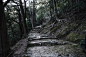 神仓神社长时间的石阶照片素材