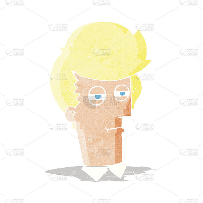 眯着眼睛的卡通人物