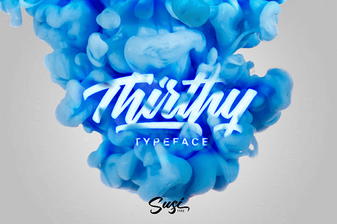 Thrithy Script Font ...