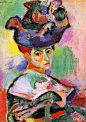 戴帽子的妇人 马蒂斯 法国 1905年 布面油画 81