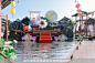 2021乐山大佛景区汉服夜游会，更多高清无水印照片请关注@活动汪