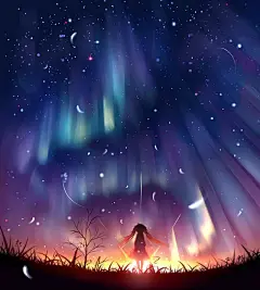 玄妙而又标致的星空你可曾向往过，唯美星空壁纸（1）