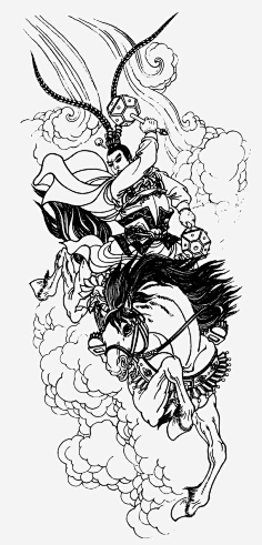 素描速写白描