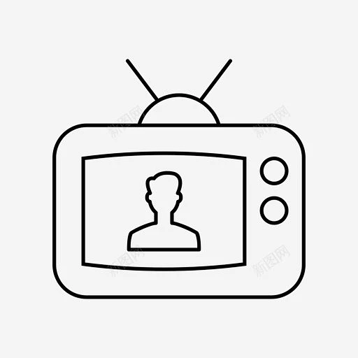 电视节目演员主持人图标高清素材 主持人 人 媒体 演员 用户 电视节目 icon 标识 标志 UI图标 设计图片 免费下载 页面网页 平面电商 ...