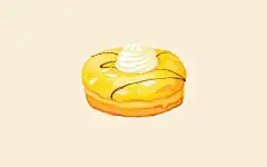 创意手绘美食插画桌面壁纸