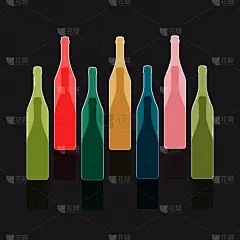 瓶子,多色的,饮料,含酒精饮料,请柬,菜单,图像,庆祝,装饰