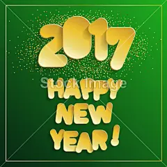 新年快乐！金色数字 2017年和其他元素的信。贴纸字母样式。闪闪发光的金色字体。最好用贺卡、 豪华传单、 web、 商店和赌场。矢量图#新年# #春节# #过年# #鸡年# #2017年# #新年素材# #春节素材# #海报# #设计素材# #生肖# #平面设计# #新年海报# #鸡年海报# #2017数字背景# #圣诞节装饰# #公鸡# #卡通插画# #雄鸡# #新年贺卡# #鸡年日历# #2017年日历# #白背景# #rooster# #金鸡报春# #红包设计# #圣诞节素材# #新年banner#