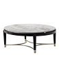 Oscar Marble Top Low Side Table - Shop Minotti Collezioni online at Artemest