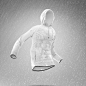 Under Armour: SWACKET : Images created for launch of Swacket for Under Armour... part sweatshirt, part jacket.Full Jackets were created CGI using marvelous designer and MODO.Macro details were shot in studio and post processed to match campaign.CD: Christ