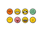 Femoji! vector design emoji set color emotional emoji