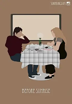 爱在黎明破晓前 Before Sunrise 海报