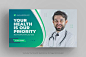 Premium Vector | Medical healthcare youtube thumbnail and web banner