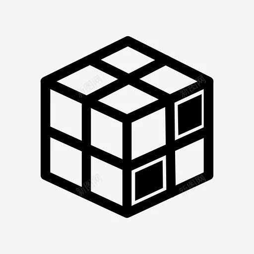 魔方玩具方块图标 UI图标 设计图片 免费下载 页面网页 平面电商 创意素材-花瓣网