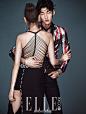 #FD Magazine# 韓國版「ELLE」以'Hug Me, Darling' 拍攝的一組片，以男模搭配女模背影，表現不同擁抱姿態。