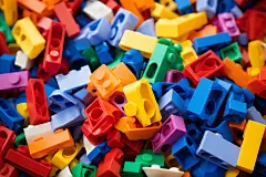 百变搭建颗粒积木零件