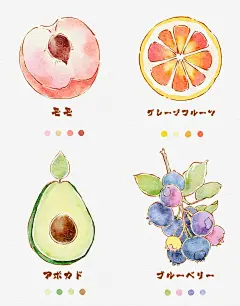 iPad水彩 _ 新手水果小物练习 _ 附过程_4_哩哩羊_来自小红书网页版
