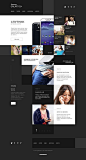 Galaxy S4 website concept on Behance