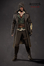 Assassin's Creed Syndicate - Jacob Outfit 03, Mathieu Goulet : Outfit I did on Assassin's Creed Syndicate. The High res Model was later re-used and adapted for promotional artwork.

Face and Bracer done by other teamates. @北坤人素材