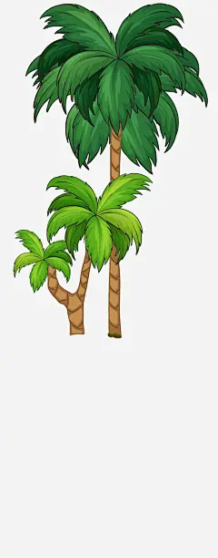 卡通简约大树装饰广告高清素材 卡通大树 树木 海报设计 环境保护宣传手册装饰 立体树木卡通 装饰设计 免抠png 设计图片 免费下载