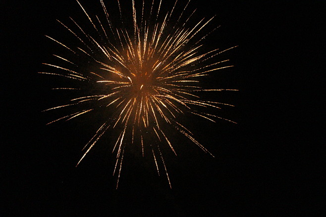 花瓣素材_美妙的烟花在黑暗的夜晚。_18...