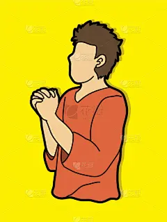 分离着色,人,男人,跪着,祈祷,爱,大喊