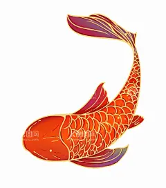 锦鲤  - 源文件下载【酷图网】手绘锦鲤,锦鲤,国潮锦鲤,古典锦鲤,古风锦鲤,中国风锦鲤,锦鲤插画,锦鲤素材,中国风,夏日素材,夏天,