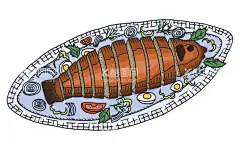 卡通烤鱼  - 源文件下载【酷图网】卡通烤鱼,烤鱼,挂画,挂图,烤鱼海报,鱼,烤鱼店,装饰画,墙画,宣传,广告,活动,烤鱼菜单,干锅烤鱼,碳烤鱼,烤鱼馆,烤鱼系列,特色烤鱼,烤鱼展架,卡通烤鱼素材,图片,包装,美味,插画,插图,免抠,素材,元素,矢量,卡通,手绘,图案,摆盘,一盘,烧烤烤鱼,美食,中餐,红烧鱼,煎鱼,炖鱼,炸鱼,切块