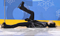 Pyeongchang Winter Olympic gold medalist Yuzuru Hanyu of Japan falls during practice in Gangneung South Korea on Feb 21 for the figure skating...